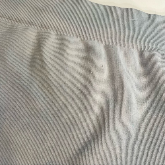 Free People Intimately Light Blue Muted Sky Cloud Pattern High Rise Biker Shorts - Picture 5 of 10